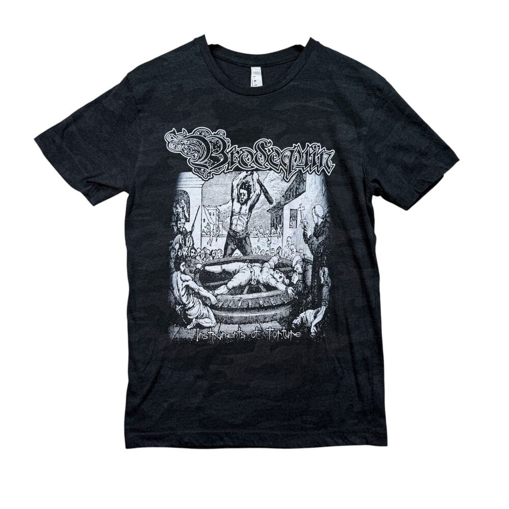 Brodequin Instruments of Torture Brutal Death Metal Band Black T Shirt Indie S